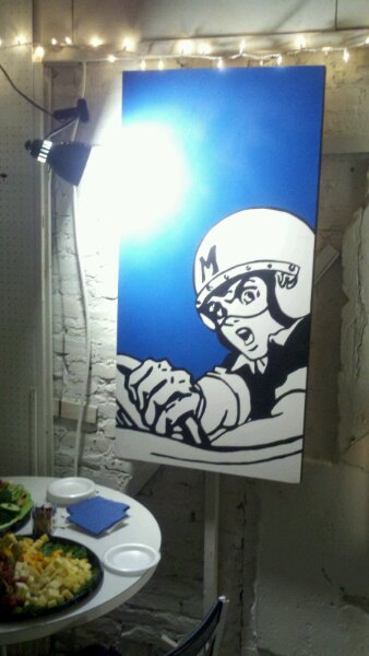 Cool Speed Racer Painting